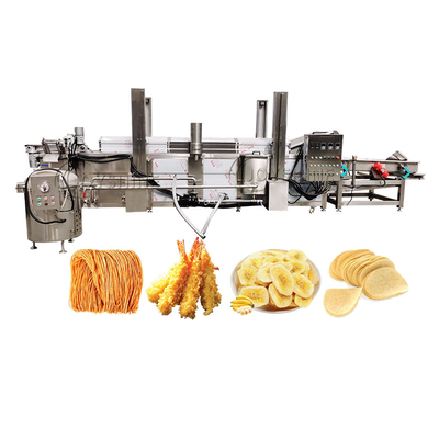 Industrial Continuous Falafel Fryer Machine for Puff Puff Frying in Industrial Setting