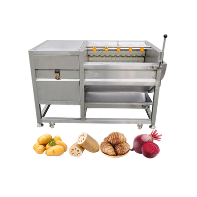 1600*950*1000mm Root Vegetable Ginger Potato Carrot Cassava Peeler and Washer Machine
