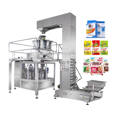 Vertical Full Automatic Granular Particle Food Rice Snacks Packing Machine Equipment